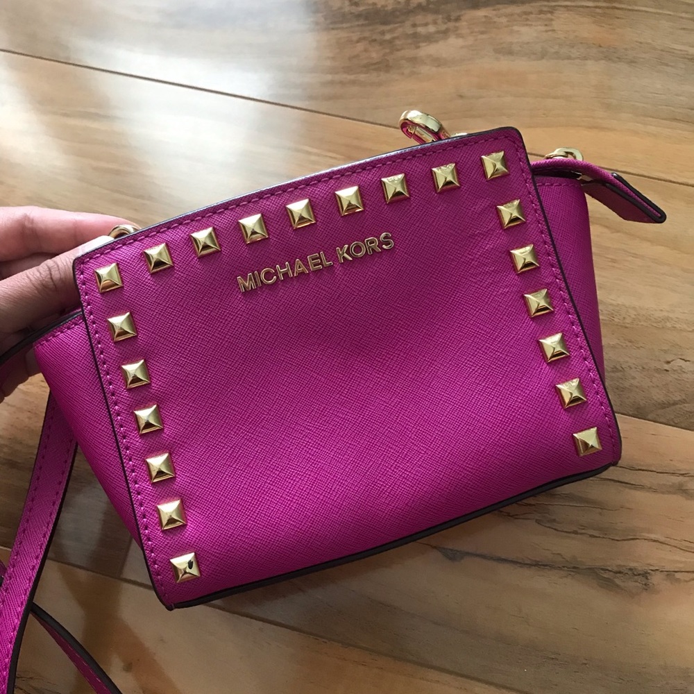 Michael Kors Crossbody - Studded Mini Selma - Picture 4 of 7